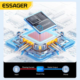 Essager 7A Fast USB C สาย 100W Fast Charging Data สายไฟสําหรับ MacBook Xiaomi Samsung USB A ถึง USB C สําหรับ Huawei สําหรับ IPhone 15 ProMax