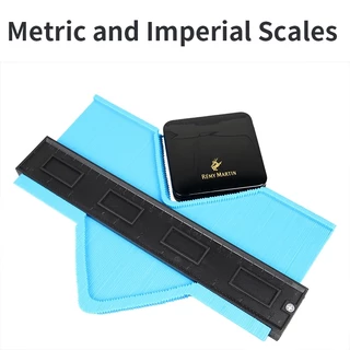One Set Contour Gauge Profile Tool, Plastic Shape Duplicator สําหรับวัดรูปร่างผิดปกติในช่างไม้งานไม้และโครงการตั้งพื้น