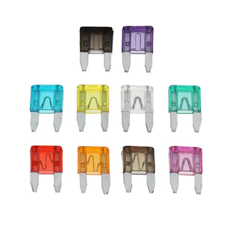 ฟิวส์รถยนต์อลูมิเนียมขนาดเล็ก (100/120 ชิ้น) 32G 6 สเปคที่แตกต่างกัน พร้อมคลิป สำหรับสิ่งจำเป็นในการเดินทางท่องเที่ยวฤดูร้อน