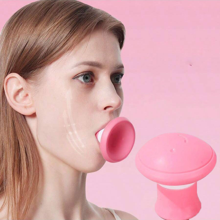 Lower Jaw Trainer Lower Jaw Contour Exerciser Double Chin ซิลิโคน Facial Lifting Exerciser กระชับกล้ามเนื้อในช่องปาก