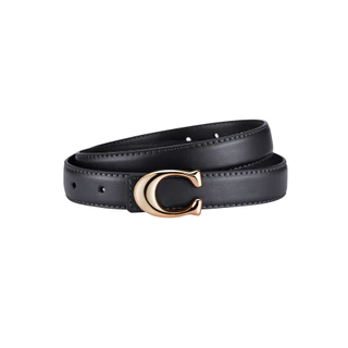 Womens Elegant Slim Minimalist Alloy Buckle Belt อินเทรนด์ Chic อเนกประสงค์สําหรับชุดเดรสกางเกงยีนส์สวมใส่ทุกวัน