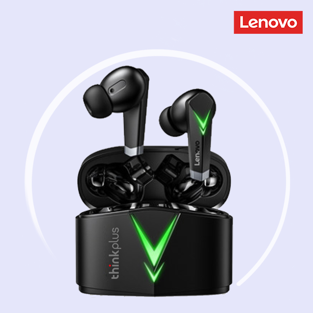 Lenovo LP6 VCT หูฟังเกมมิ่งไร้สาย โหมดคู่ พร้อมไมโครโฟน HIFI ลดเสียงรบกวน ความล่าช้าต่ํา สําหรับเล่นเกม บลูทูธ 5.0