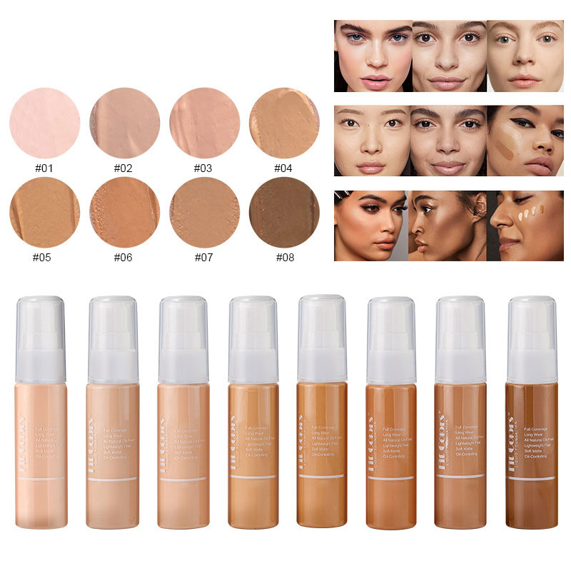 รองพื้น คอนซีลเลอร์ เนื้อแมตต์ 8 สี 30 มล.