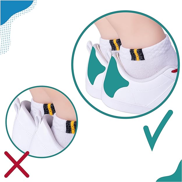 1 คู่ส้นเบาะแผ่นสําหรับรองเท้าขนาดใหญ่ Shock Absorption Insoles