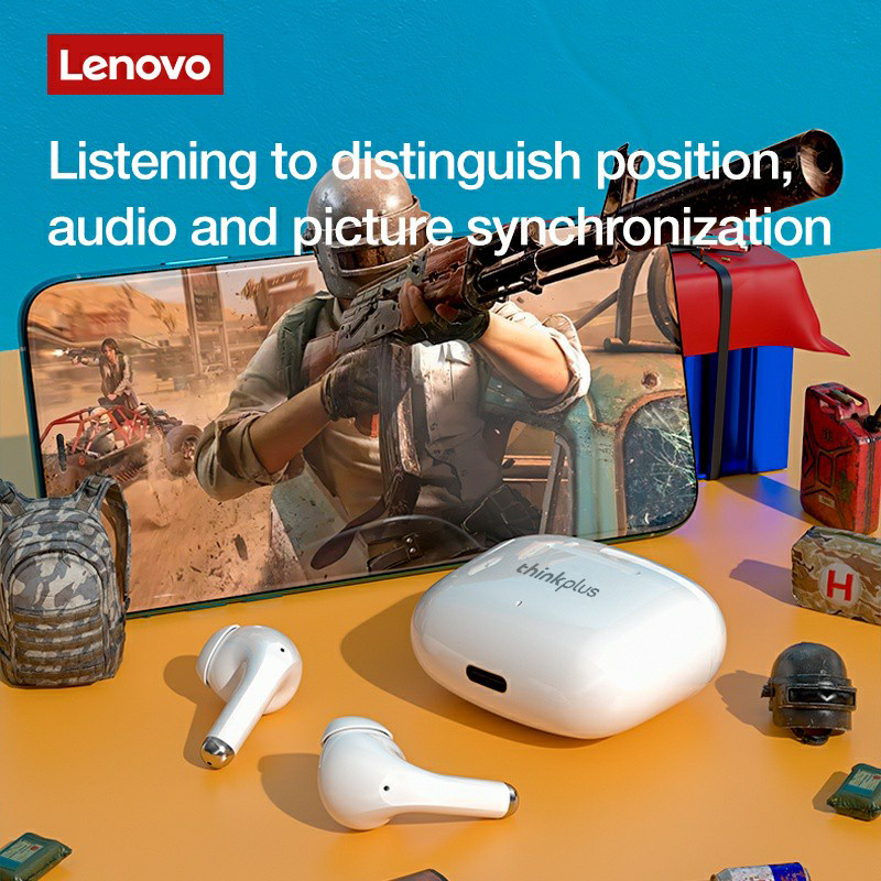 Lenovo LP40 Pro หูฟังบลูทูธ Lenovo LP40s TWS พร้อมไมโครโฟนมินิหูฟังไร้สายบลูทูธ 5.3 ชุดหูฟังกีฬาlenovo หูฟัง