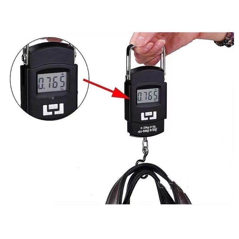 เครื่องชั่งน้ําหนักอิเล็กทรอนิกส์ แบบพกพา 50 กก. / 10 กรัม