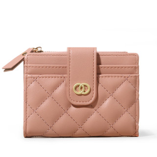 2025 Women Korean Buckle Wallet Card Holder Trendy Zipper Purse Coin Holders, For Christmas Gift