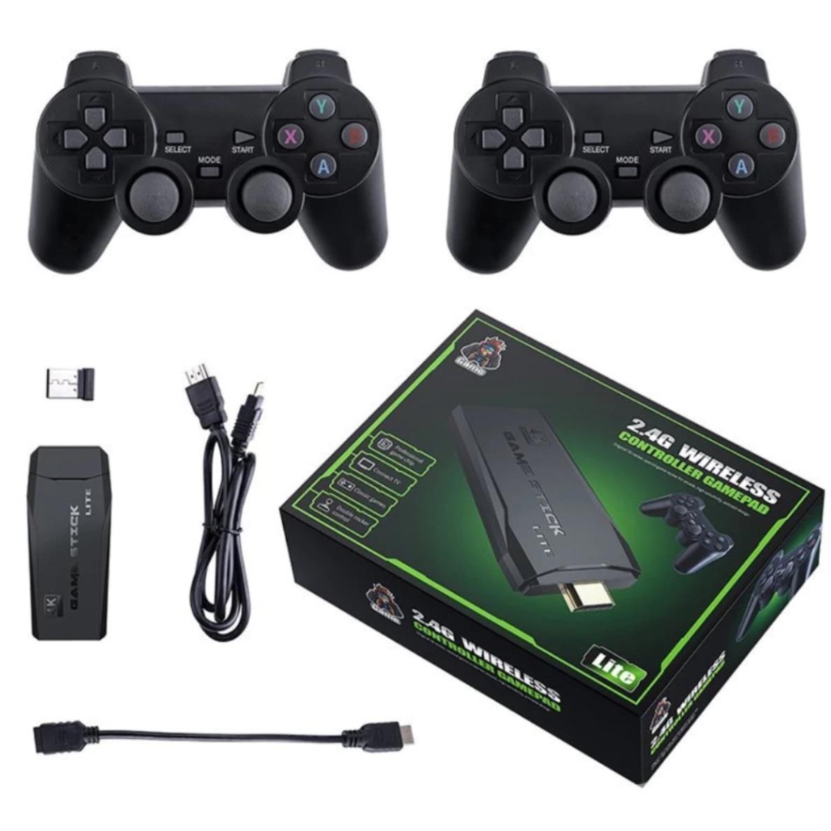 4k Wireless Controller Gamepad สําหรับคอนโซล 20000 + เกม Retro มือถือ HD TV เกม Stick