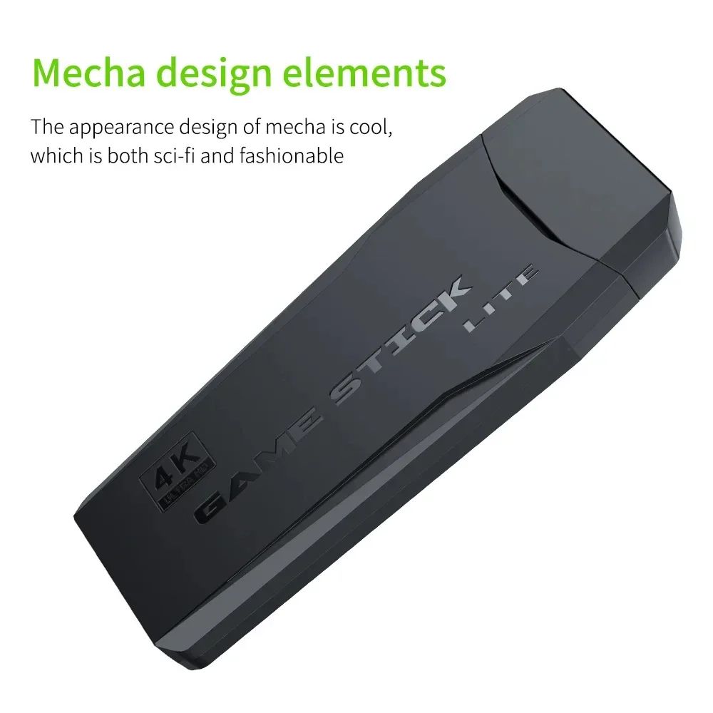 2.4G Dual Wireless Controller M8 เกม Stick 4K 64GB Retro คอนโซลสําหรับ Dropshipping ของขวัญคริสต์มาส