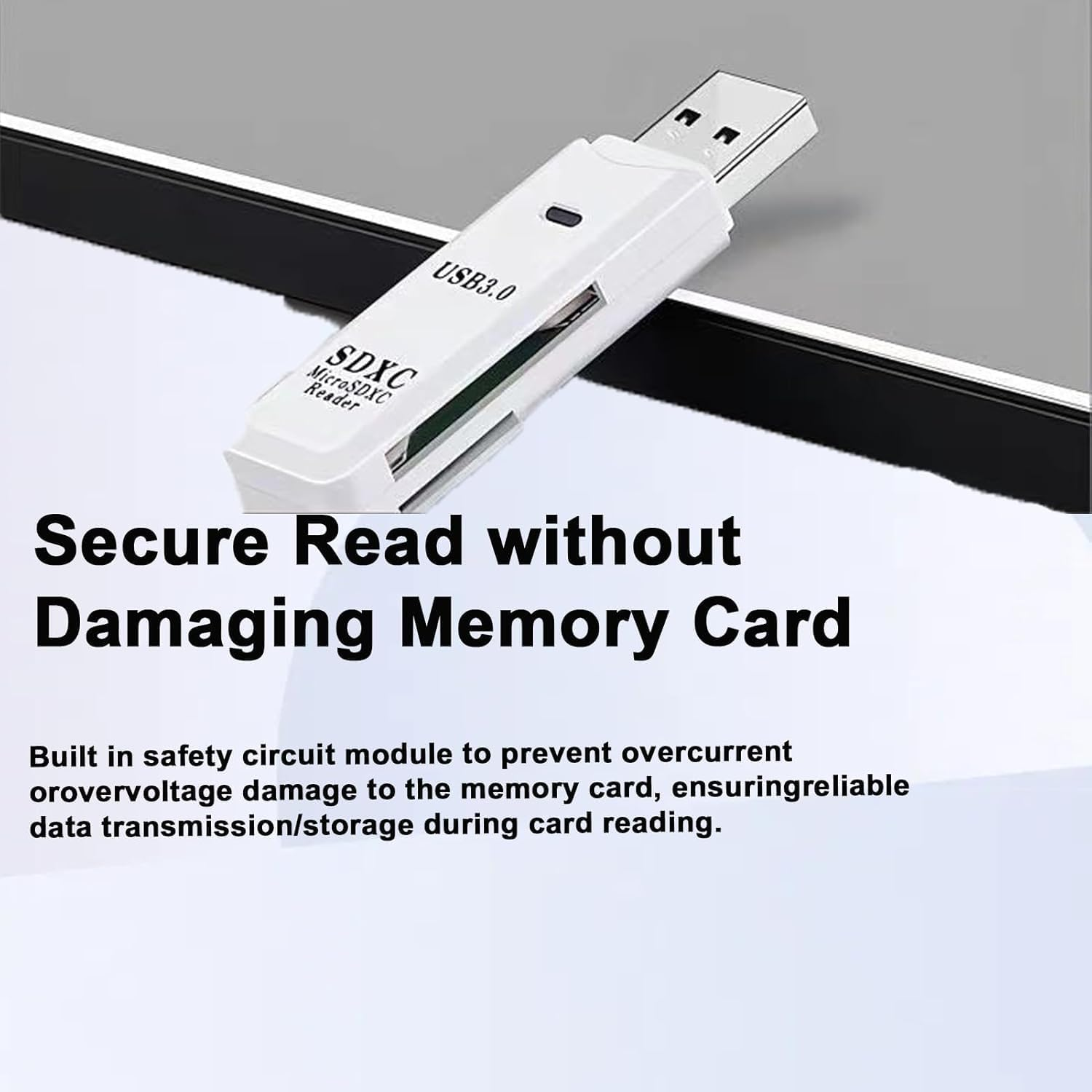 เครื่องอ่านการ์ด USB 3.0 Micro SD TF การ์ดหน่วยความจําอะแดปเตอร์อ่านความเร็วสูง 2 IN 1 สําหรับโทรศัพท์พีซีแล็ปท็อป