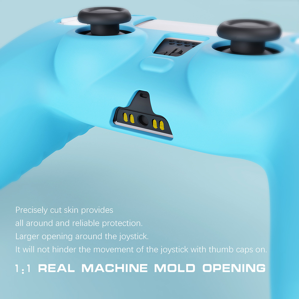 Playstation 5 Anti-Slip ซิลิโคนป้องกันยางกรณีน่ารัก Kawaii อุปกรณ์เสริมจอยสติ๊ก Skin Grip ฝาครอบ 2 Thumb สําหรับ PS5