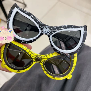 Spider Design Kids แว่นตากันแดดแว่นตาป้องกันรังสียูวีสําหรับเด็กผู้หญิง