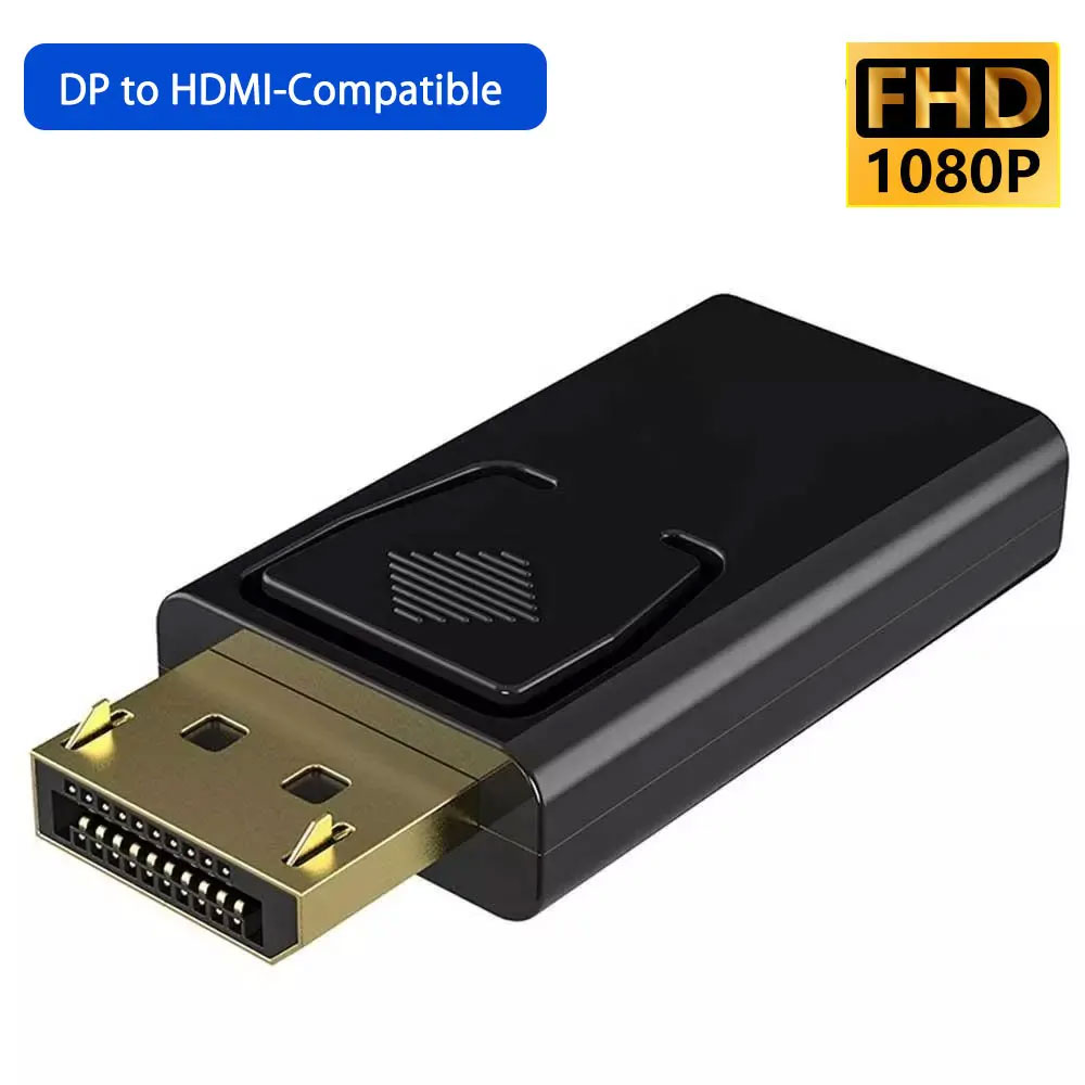 4k 1080P DisplayPort เป็นอะแดปเตอร์ HDMI DP ชายหญิง HD TV HDMI วิดีโอสําหรับ PS5 PC TV แล็ปท็อปเดสก์ท็อป
