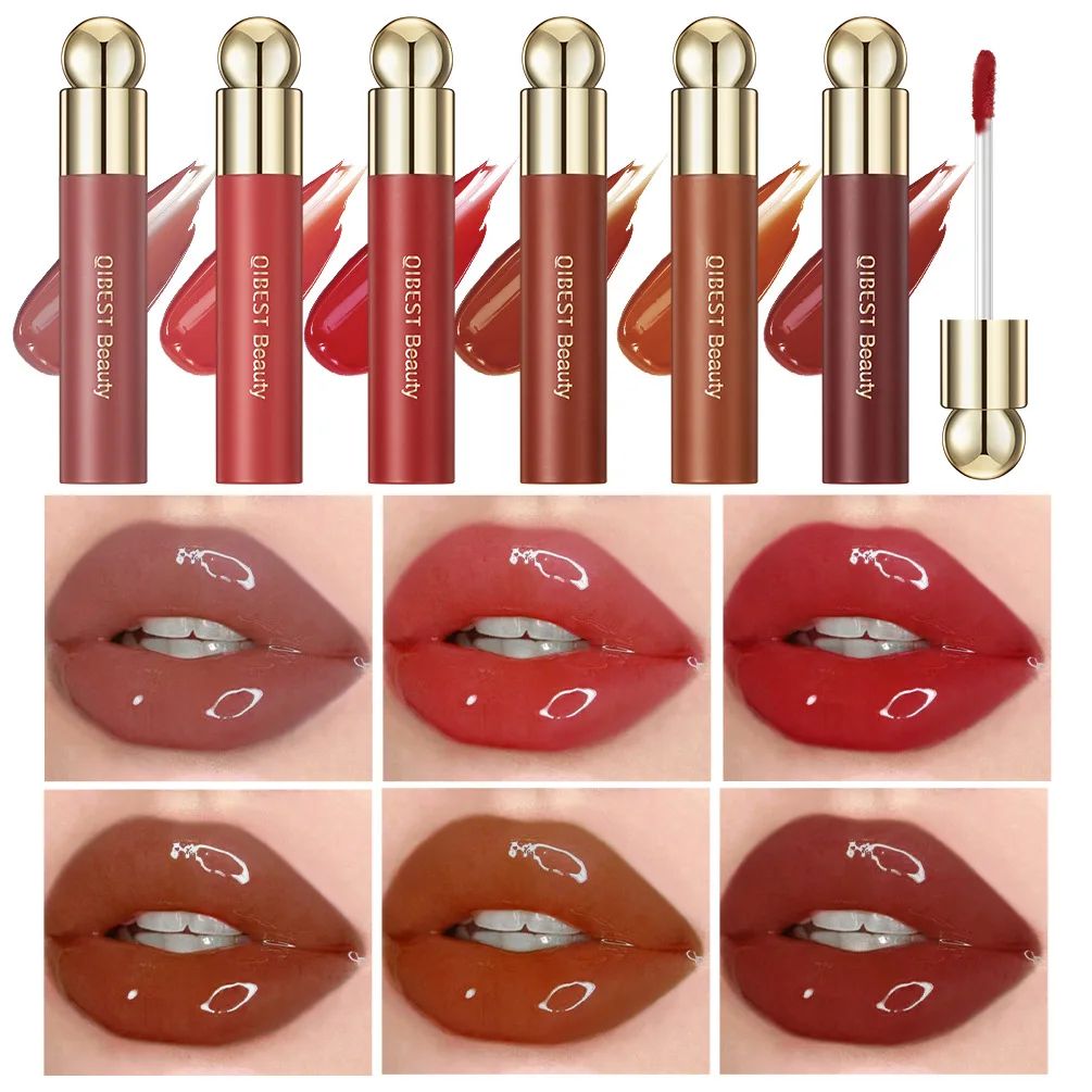 Mirror Water Light Jelly Lip Gloss Shiny Mirror Moisturizing Liquid Lipstick Glitter Lip Gloss Lip Oil Glass Lip Stain
