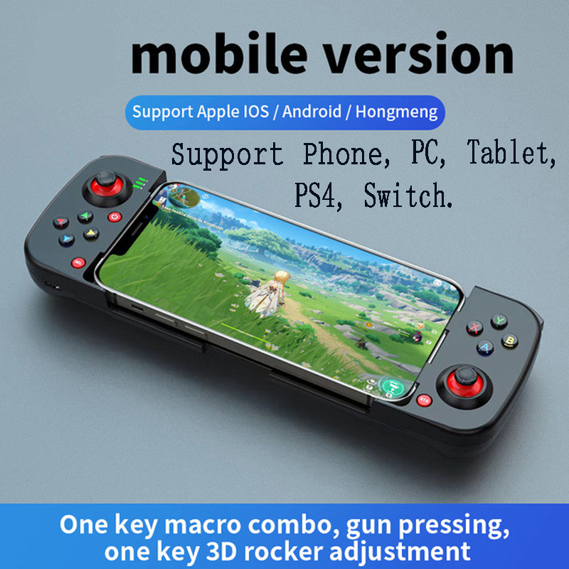 โทรศัพท์มือถือgamepadสําหรับiphone Android IOS Sony PS4 สวิทช์PCควบคุมบลูทูธTrigger PubgเกมมือถือPadจอยสติ๊ก