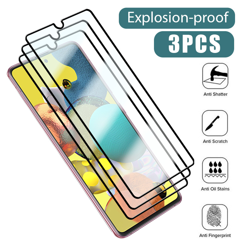 3 ชิ้นกระจกนิรภัยเต็มรูปแบบสําหรับ Samsung S21 FE 5G/S22 Plus/S23 Plus กระจกป้องกัน