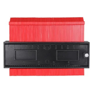 One Set Contour Gauge Profile Tool, Plastic Shape Duplicator สําหรับวัดรูปร่างผิดปกติในช่างไม้งานไม้และโครงการตั้งพื้น