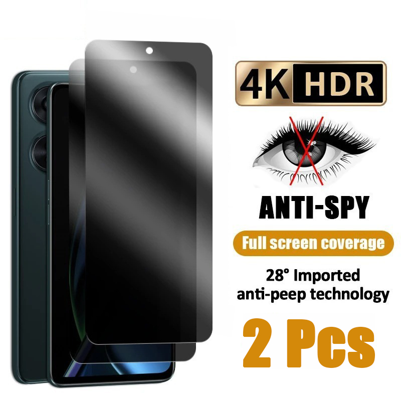2 ชิ้น Anti-Spy ความเป็นส่วนตัวกระจกนิรภัย Infinix Hot 40i 40 Pro สมาร์ท 8 8Pro Tecno Spark GO 30 20 12 12i 11 10 หมายเหตุ 30 12