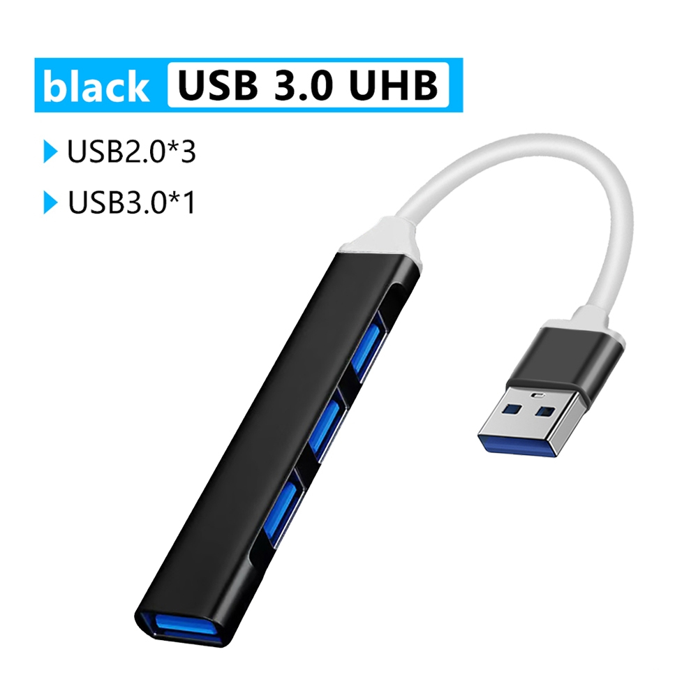 Type-c มัลติฟังก์ชั่น Hub Splitter 4 พอร์ต USB Extender โทรศัพท์มือถือแล็ปท็อป Hub