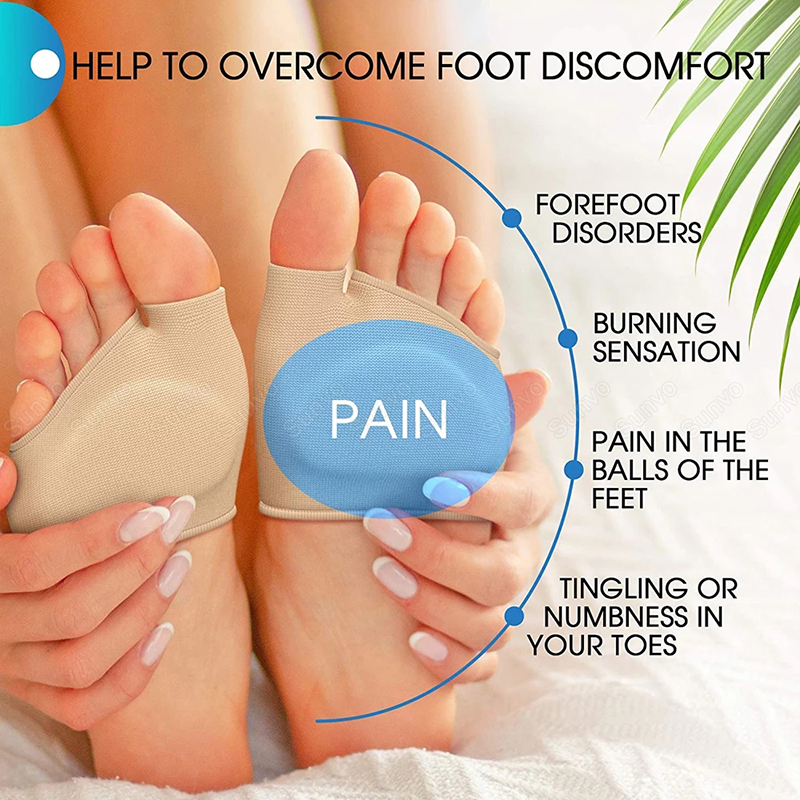 หนา Breathable Forefoot Pad ทนต่อการสึกหรอเท้าป้องกันฤดูร้อน 2026 Unisex Comfort Fit