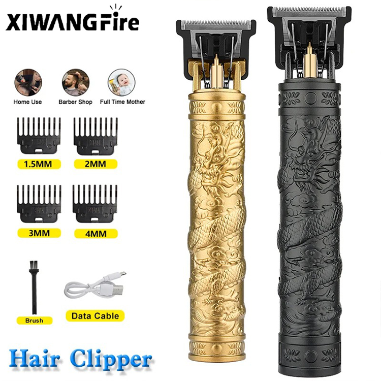 ซื้อ Xiwangfire T9 เครื่องตัดผมไฟฟ้าดิจิทัล ไร้สาย จอแสดงผลดิจิทัล สําหรับผู้ชาย