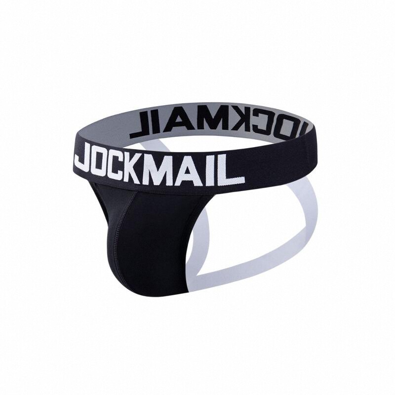 Jockmail U นูนผ้าฝ้ายนุ่มเซ็กซี่ชุดชั้นในผู้ชาย Jockstrap thongs สบายขายร้อนชุดชั้นในชาย