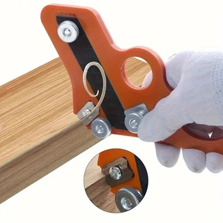 One ชุด Manual Edge Banding Trimmer, Veneer เครื่องตัดขอบเครื่องมือช่างไม้ Chamfer Plane สําหรับไม้ Chamfering Fillet Scraper และ Deburring
