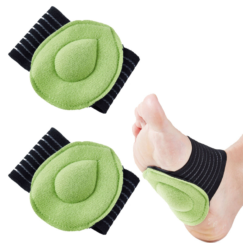 2 ชิ้น Foot Arch Support สําหรับ Plantar Fasciitis Band, การบีบอัด Fasciitis Cushioned Support Sleeves, Pain Relief Sore,Flat Foot Corrector, Heel Spurs เบาะเท้า