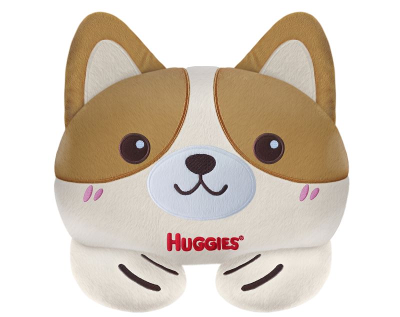[Gift] ฮักกี้ส์หมอนลายคอร์กี้ HUGGIES CORGI PILLOW (สินค้าสมนาคุณงดจำหน่าย)