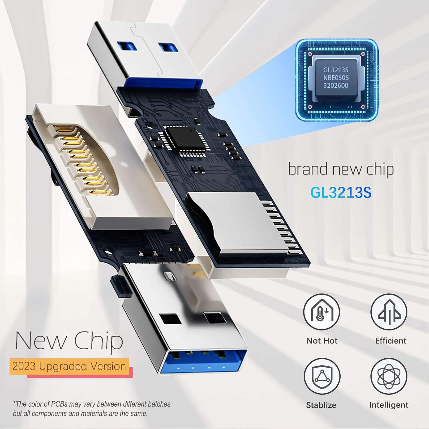 เครื่องอ่านการ์ด USB 3.0 Micro SD TF การ์ดหน่วยความจําอะแดปเตอร์อ่านความเร็วสูง 2 IN 1 สําหรับโทรศัพท์พีซีแล็ปท็อป