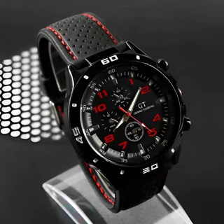 Mens Digital Sports Watch สายซิลิโคนกันน้ําน้ําหนักเบานาฬิกาข้อมือกลางแจ้งของขวัญ