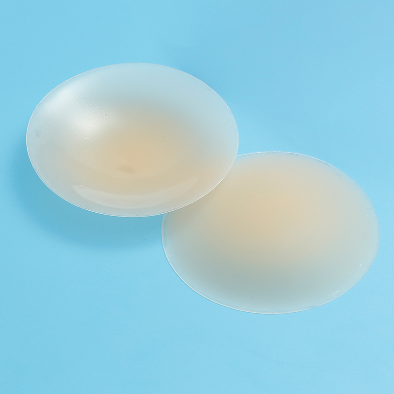 1 คู่Reusable Selfกาวซิลิโคนเต้านมNipple Cover Bra Anti-dew Point Padที่มองไม่เห็นไม่มีรอยต่อจุกนมวางล้างทําความสะอาดได้