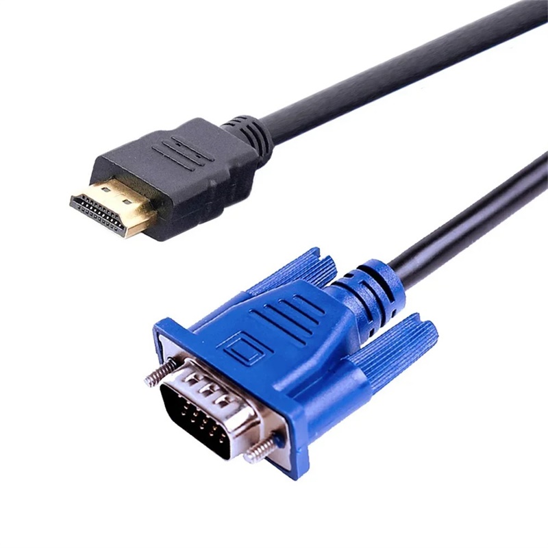 Hd 1080P HDMI-ใช้งานร่วมกับ VGA Cable อะแดปเตอร์วิดีโอเสียงชายกับชาย Converter สําหรับโปรเจคเตอร์ Monitor แล็ปท็อป PC TV กล่อง Xbox PS4