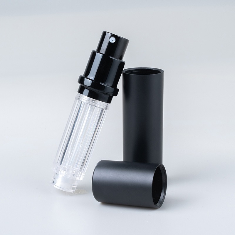 6ml น้ําหอม Atomizer แบบพกพา Liquid คอนเทนเนอร์สําหรับเครื่องสําอาง Traveling Mini อลูมิเนียมสเปรย์ขวดเปล่ารีฟิล Косметика