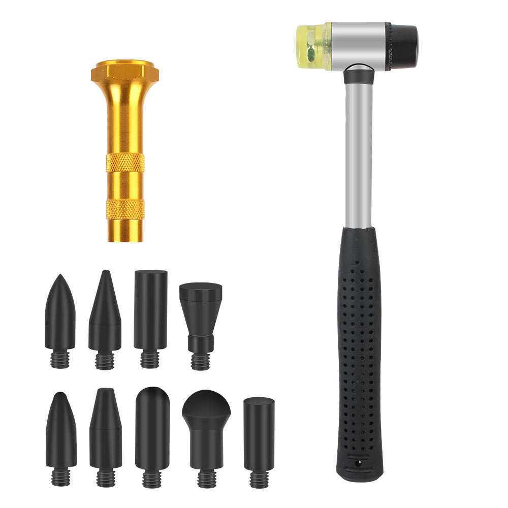 ซ่อมบุ๋มอัตโนมัติสําหรับยานยนต์ Hail Remover Tap Down ปากกาประตู Dent Dings Removal เครื่องมือไม่เจ็บปวดรถ Paintless Dent Removal