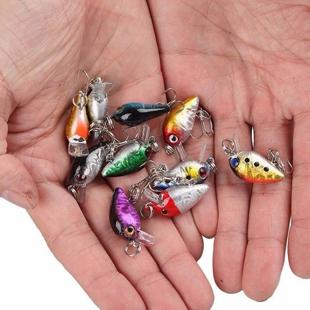 1pcs Crankbait เหยื ่ อตกปลา 3 ซม.1.6g Hard Minnow Wobbler ไขมัน Crank Leurre ตกปลา Tackle Isca เหยื ่ อประดิษฐ ์ Pesca เหยื ่ อตกปลา Lure