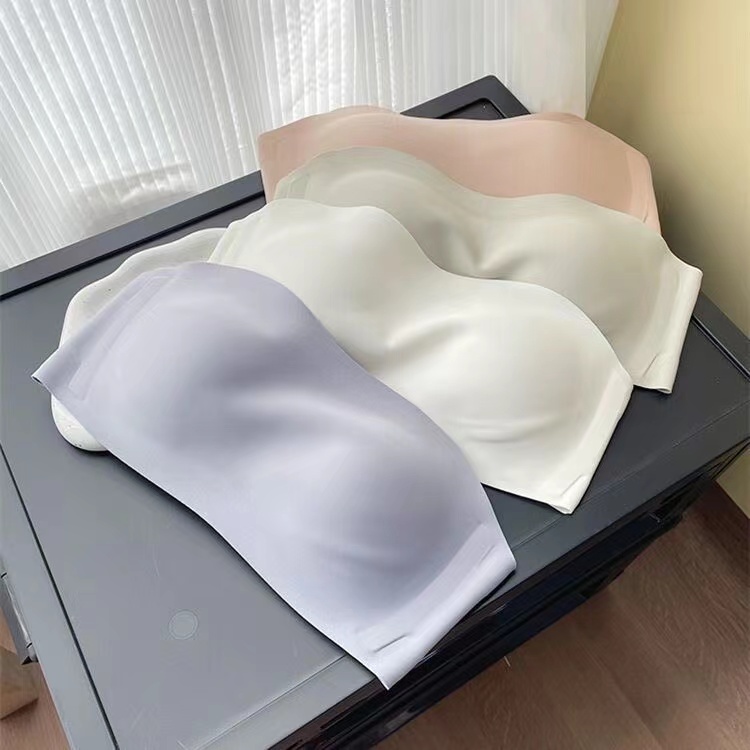 ที่ไม่มีสายหนัง Push-up Bra Bra Bra Bra Bras ไม่มีรอยต่อ Anti-sagging Bra ชุดชั้นในสตรี