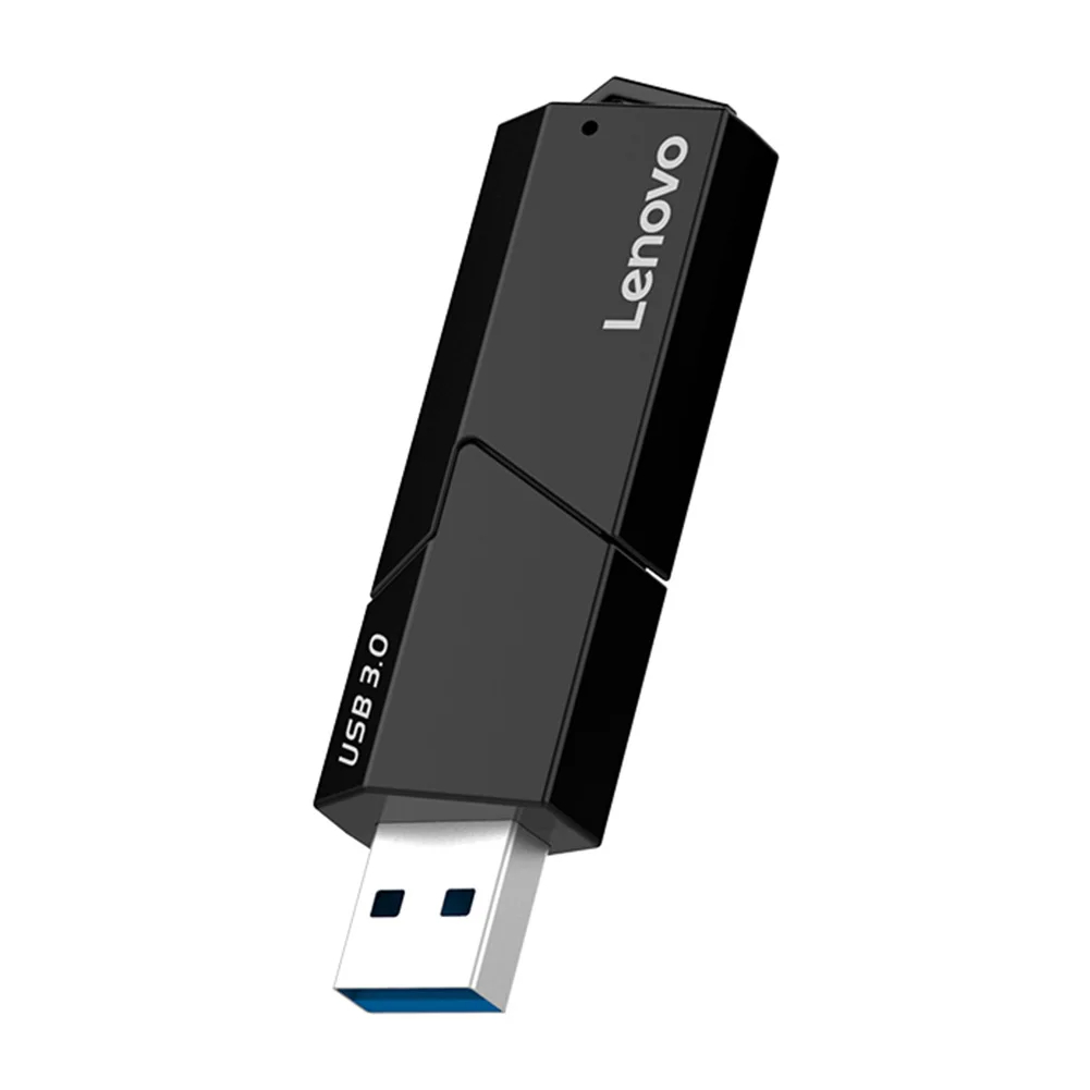 Lenovo USB 3.0 Card Reader 2 in 1 SD TF การ์ดหน่วยความจําอะแดปเตอร์เครื่องอ่านการ์ดความเร็วสูง