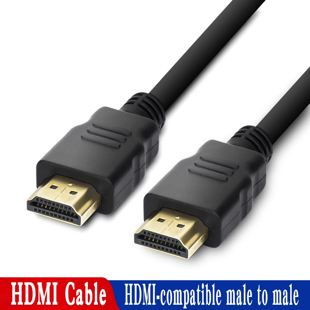 [Shopee Choice] สาย HDMI สายวิดีโอ ชุบทอง 1.4 4K 1080P 3D สําหรับ HDTV Splitter Switcher 0.3m 1m 1.5m สาย HDMI to HDMI