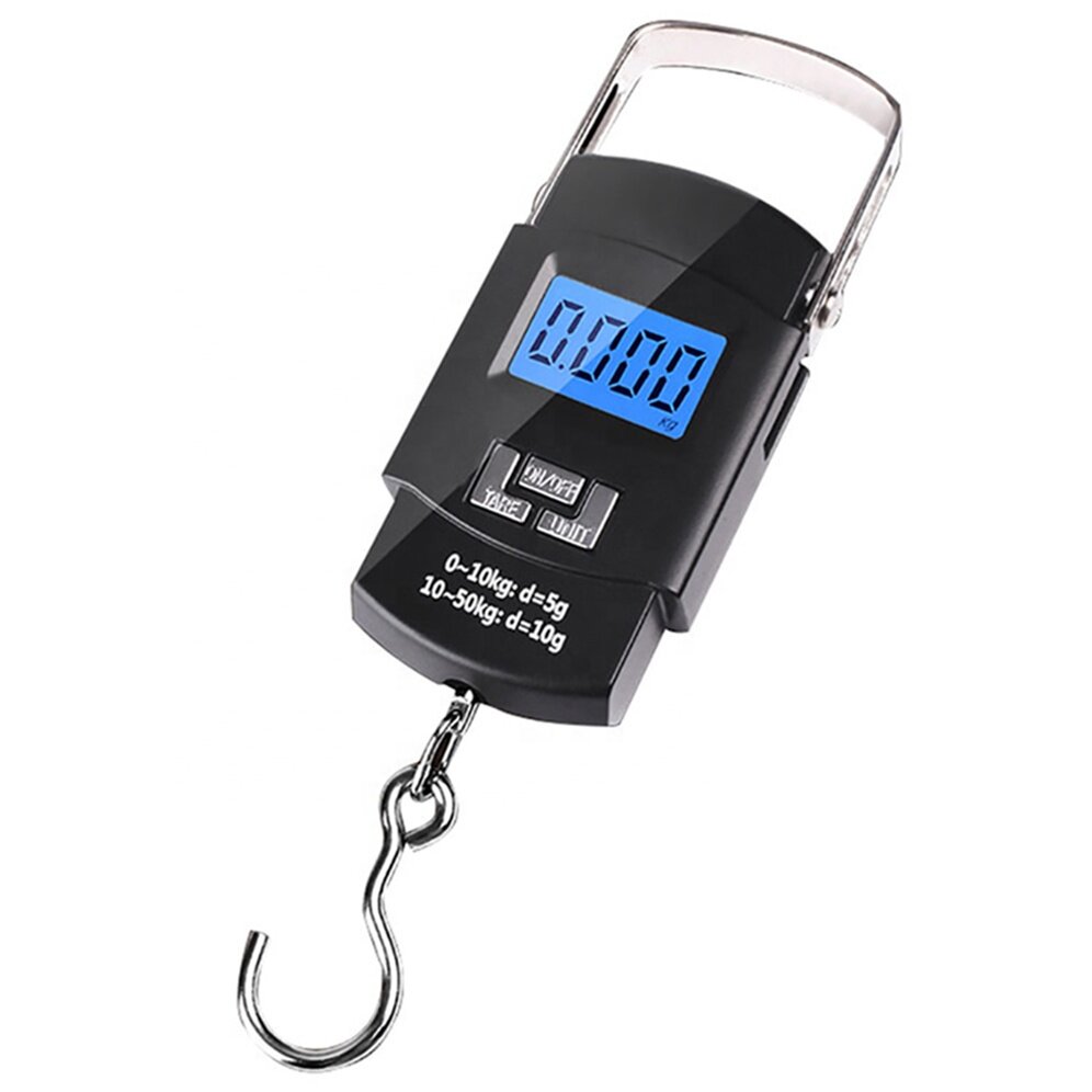 เครื่องชั่งน้ําหนักอิเล็กทรอนิกส์ แบบพกพา 50 กก. / 10 กรัม
