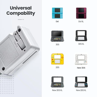 3DS Charger สําหรับ Nintendo 3DS/DSi/DSi XL/2DS/2DS XL/ใหม่ 3DS XL 100-240V Wall Plug อะแดปเตอร์