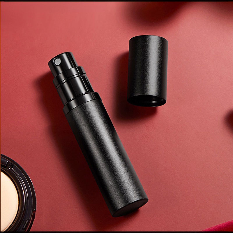 6ml น้ําหอม Atomizer แบบพกพา Liquid คอนเทนเนอร์สําหรับเครื่องสําอาง Traveling Mini อลูมิเนียมสเปรย์ขวดเปล่ารีฟิล Косметика