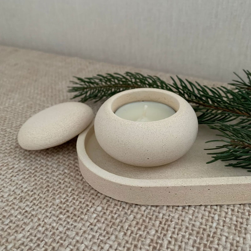 กล่องเก็บของ แม่พิมพ์ซิลิโคน DIY Cented เชิงเทียนอีพ็อกซี่เรซินแม่พิมพ์ Handmade พลาสเตอร์คอนกรีตซีเมนต์หัตถกรรมเครื่องประดับ Jar Mould ตกแต่งบ้านทําอุปกรณ์