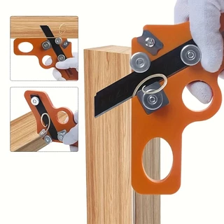 One ชุด Manual Edge Banding Trimmer, Veneer เครื่องตัดขอบเครื่องมือช่างไม้ Chamfer Plane สําหรับไม้ Chamfering Fillet Scraper และ Deburring