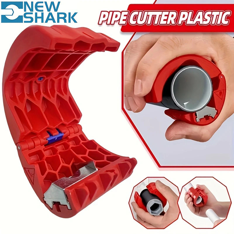 1 PC เครื่องตัดท่อแบบพกพาพลาสติก 0-50 มม.เครื่องตัดท่อ PVC/PU/PP/PE ท่อลวดและสายเคเบิลตัดเครื่องมือเครื่องตัด