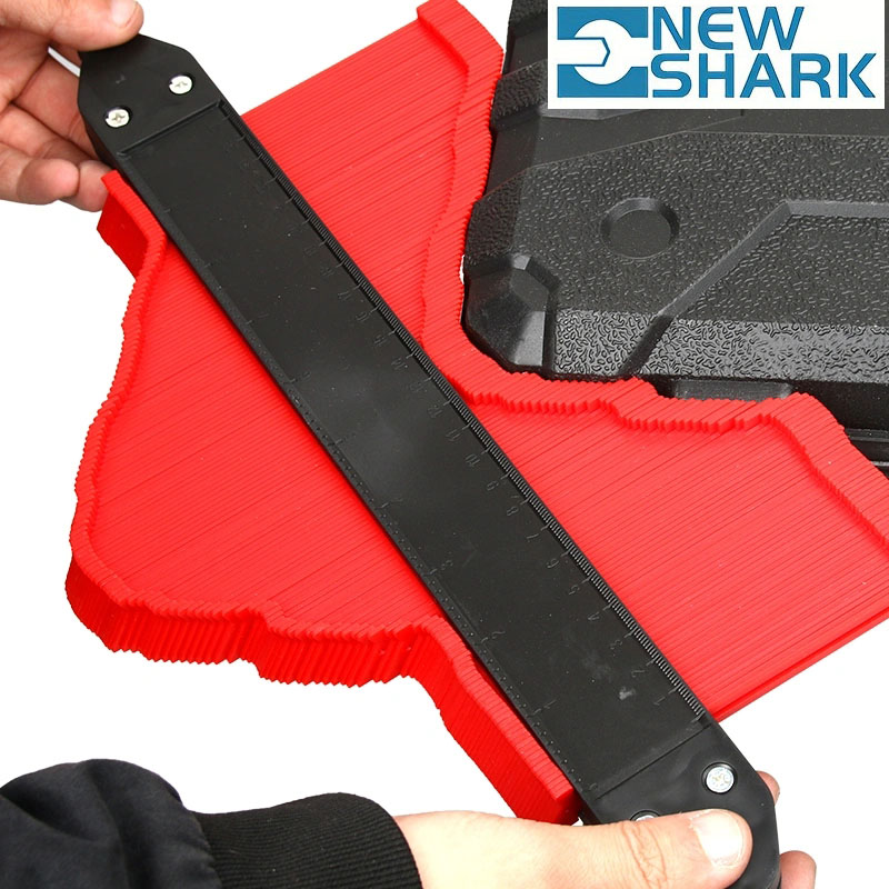 One Set Contour Gauge Profile Tool, Plastic Shape Duplicator สําหรับวัดรูปร่างผิดปกติในช่างไม้งานไม้และโครงการตั้งพื้น