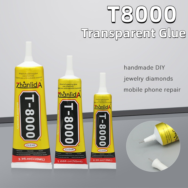 Zhanlida T8000 กาวใส สําหรับซ่อมแซมโทรศัพท์มือถือ