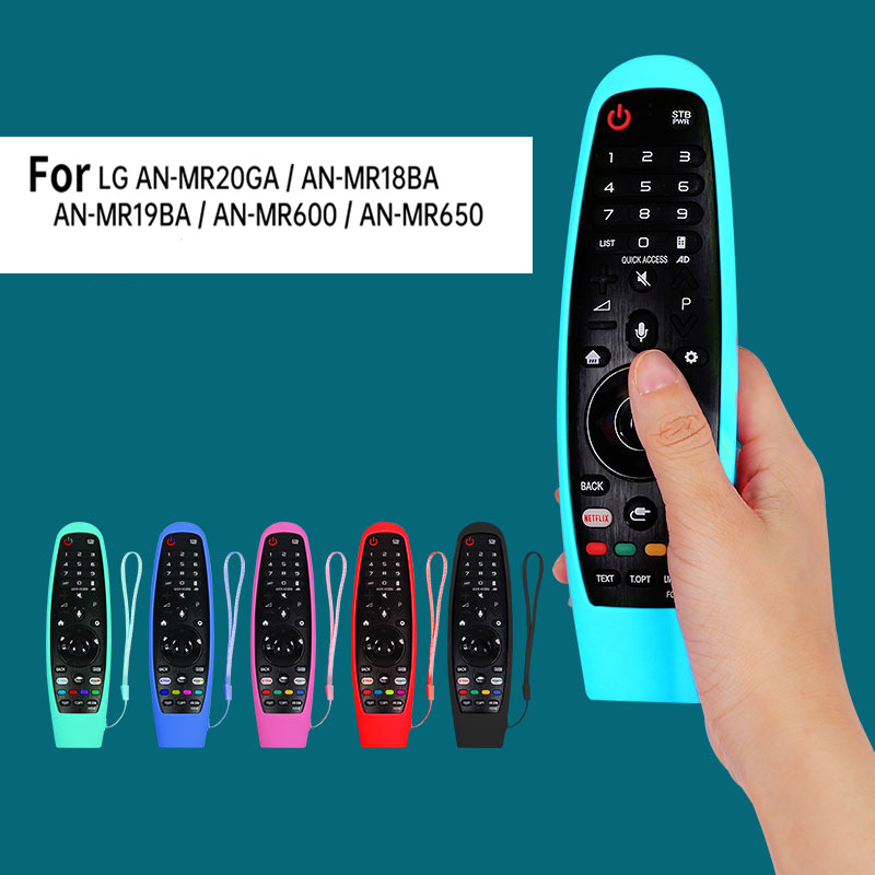 สําหรับ LG Magic ฝาครอบซิลิโคนระยะไกลปลอก AN-MR18BA MR19BA AN-MR600 AN-MR650A ป้องกันซิลิโคนรีโมทคอนโทรลครอบคลุม