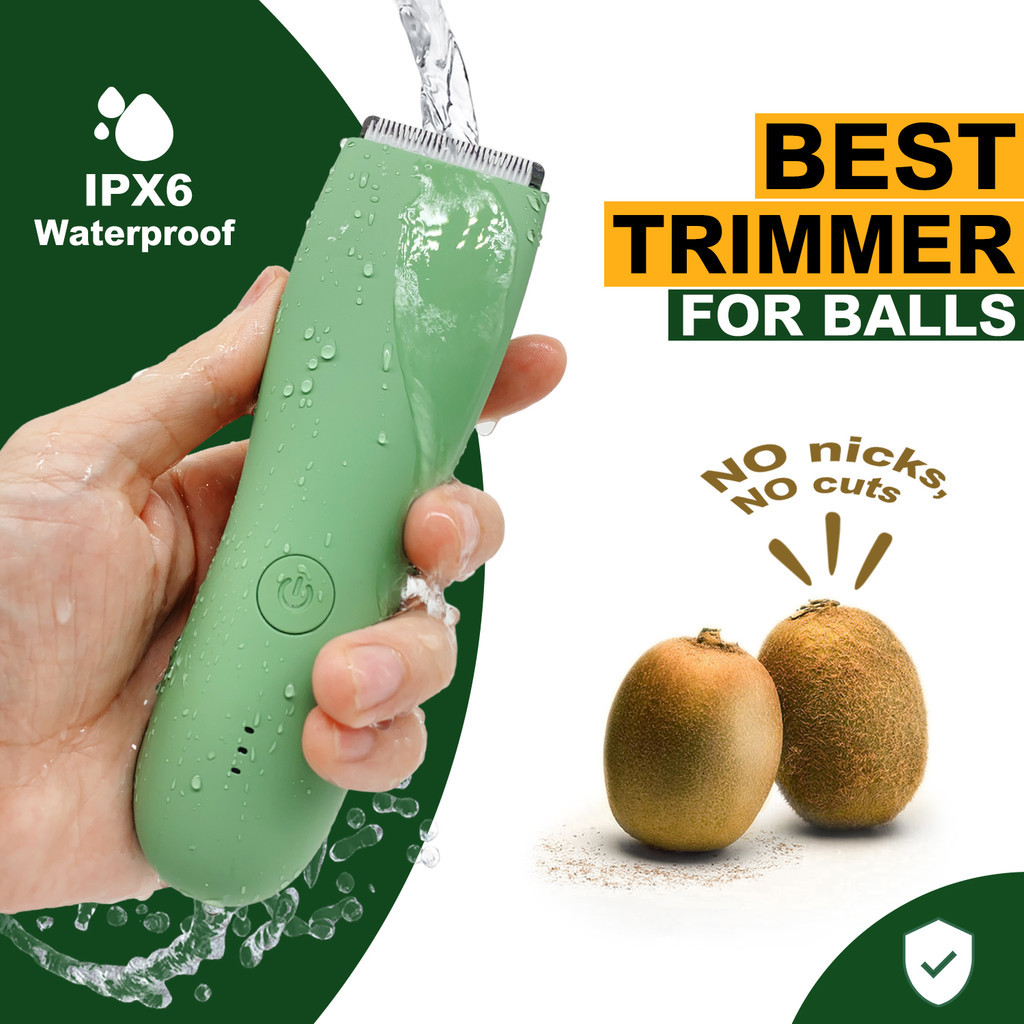 Professional Body Hair Trimmer, 2-in-1 กันน้ํา Groin & Bikini Groomer สําหรับผู้ชายและผู้หญิง, ฤดูร้อน & Valentines ของขวัญวัน