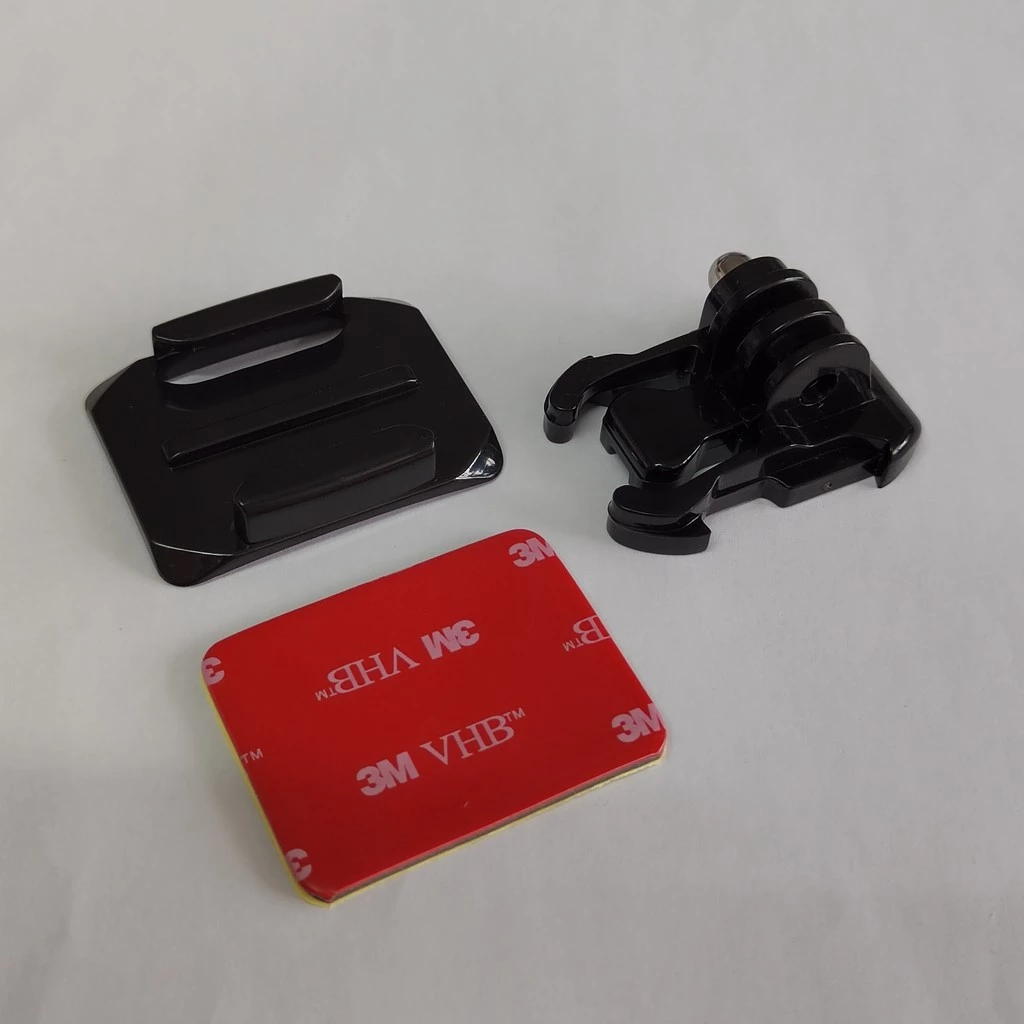 ที่ติดกล้องหมวกแบบโค้งแบนสำหรับ Go Pro ที่ติดหมวก SJCAM EKEN Xiaomi Dji Insta360 thumbnail 7